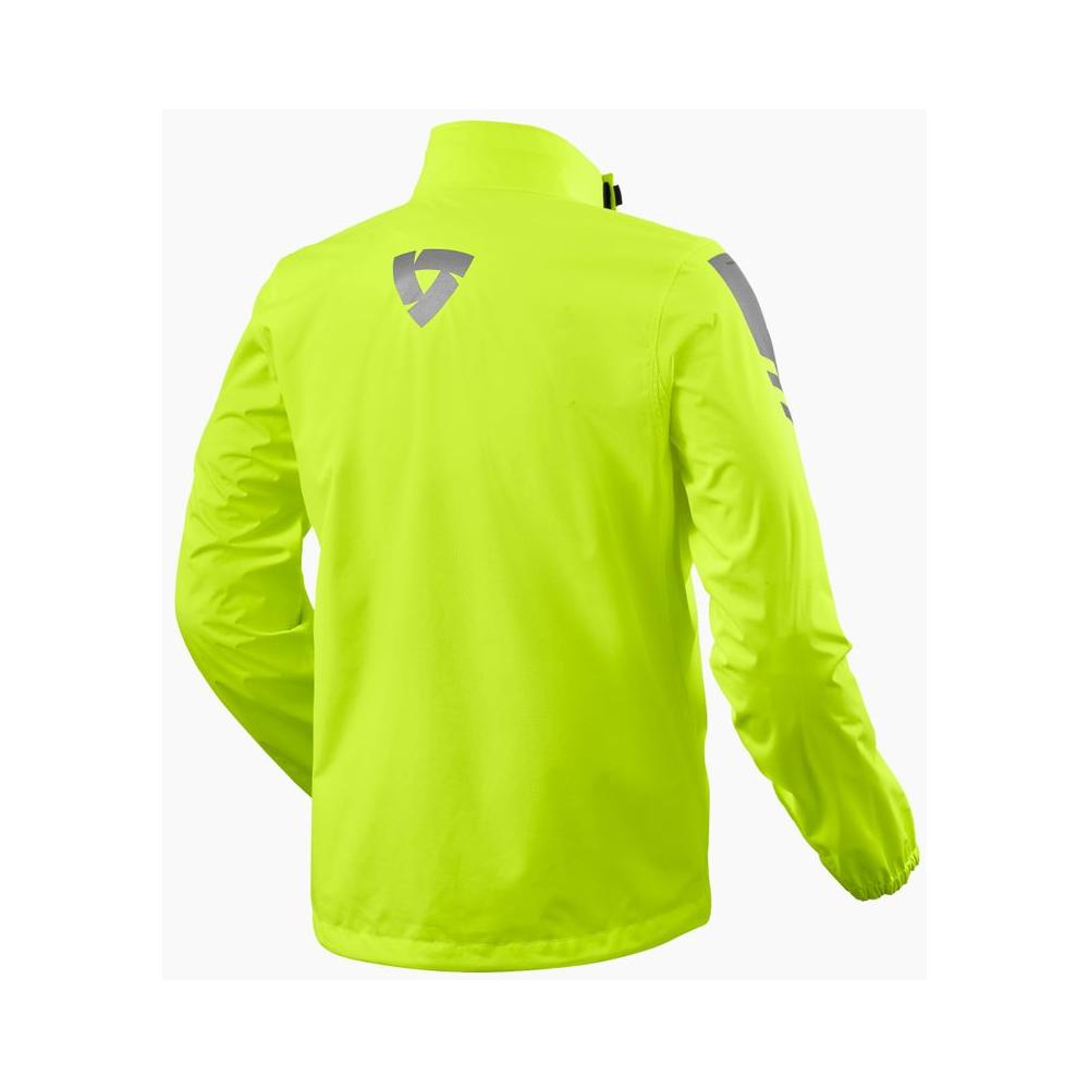 Revit Cyclone 4 H2O Rain Over Jacket Neon Yellow - FREE UK Shipping, FREE 365 Day Returns | Moto Central