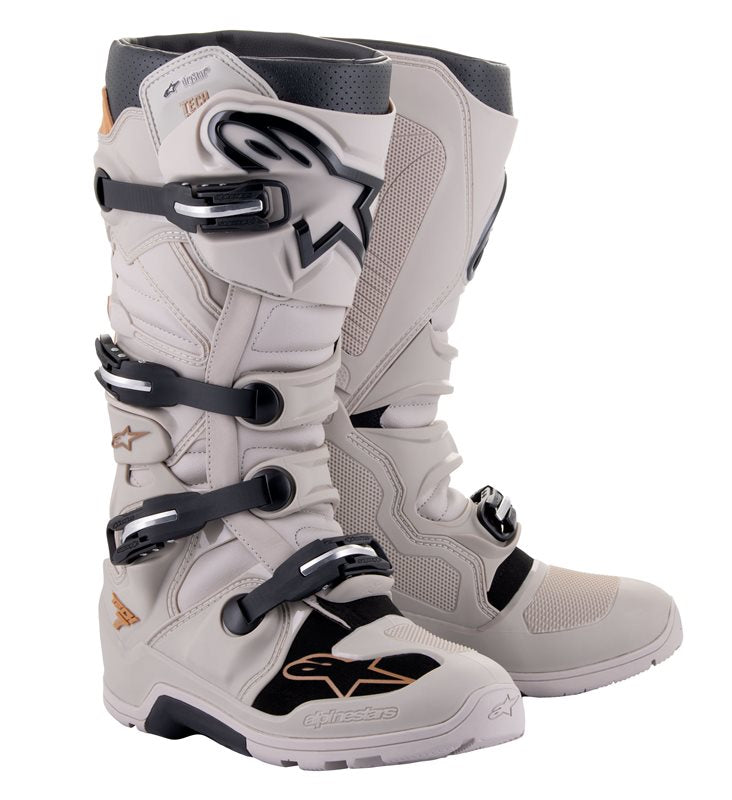 Alpinestars Tech 7 Enduro Drystar Off-Road Boots Grey Sand