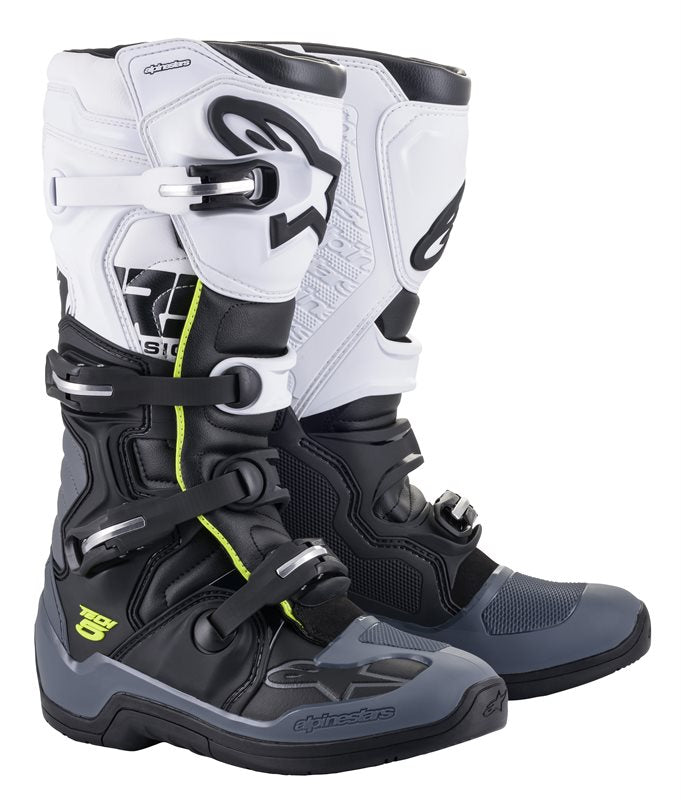 Alpinestars Tech 5 Off-Road Boots Black / Dark Grey / White