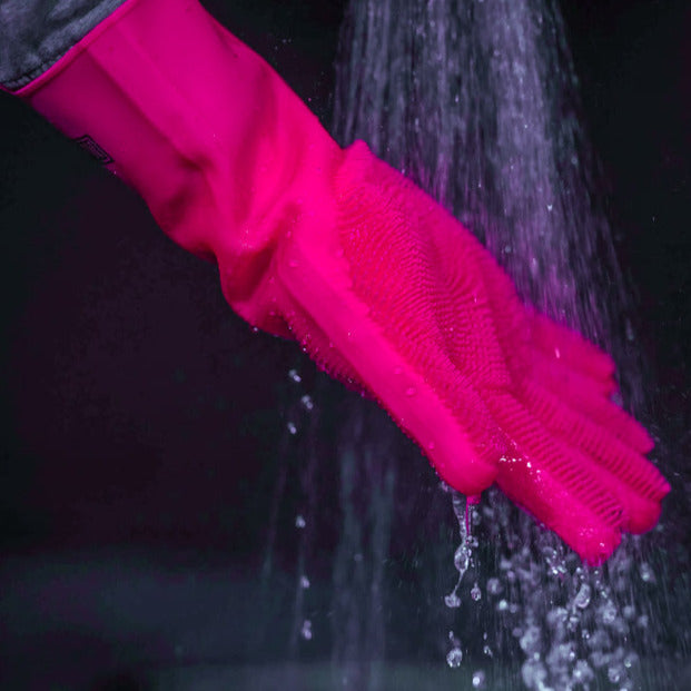 Muc-Off Deep Scrubber Gloves Pink