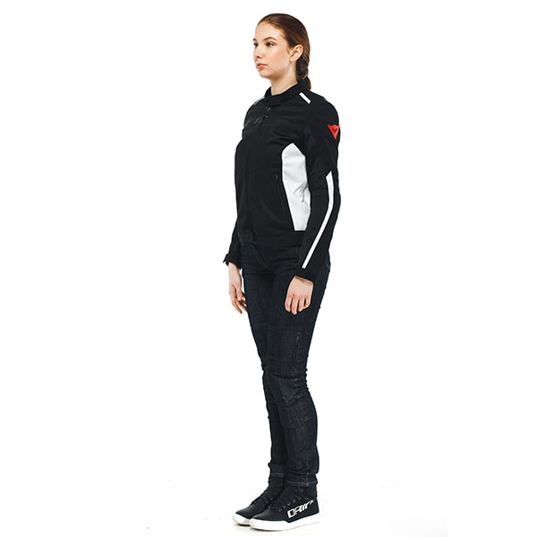 Dainese Hydra Flux 2 Air D-Dry Ladies Textile Jacket Black / White