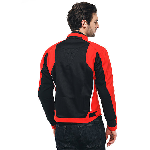 Dainese Hydra Flux 2 Air D-Dry Textile Jacket Black / Lava Red