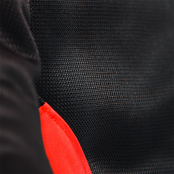 Dainese Hydra Flux 2 Air D-Dry Textile Jacket Black / Lava Red