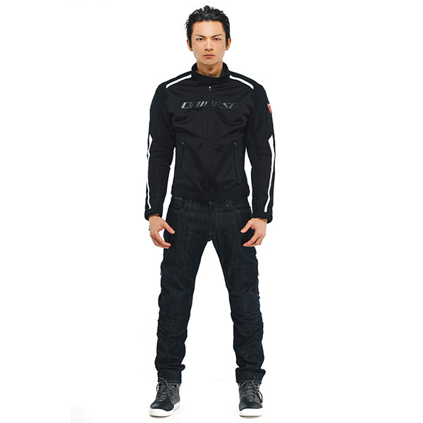 Dainese Hydra Flux 2 Air D-Dry Textile Jacket Black / White