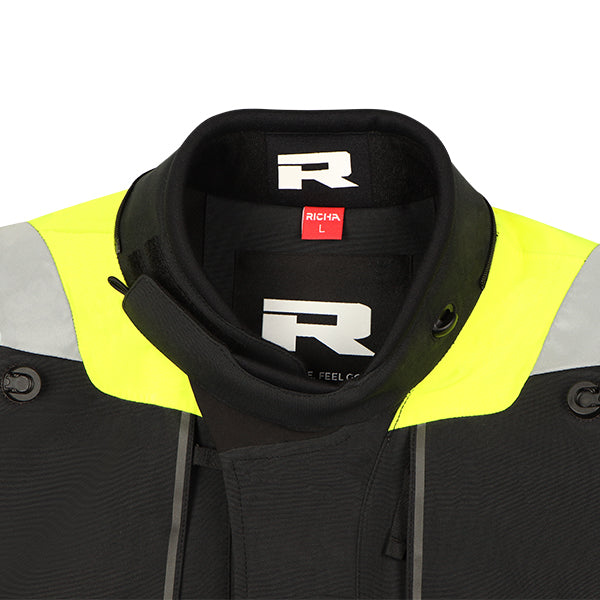 Richa Armada Pro Touring Gore-Tex Jacket Black / Fluo Yellow