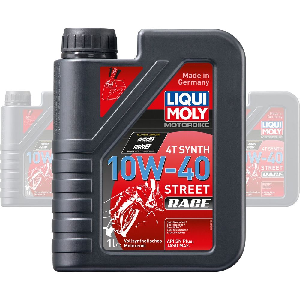 Liqui Moly 4 Stroke Fully Synthetic Street Race 10W-40 Oil - Box of 6