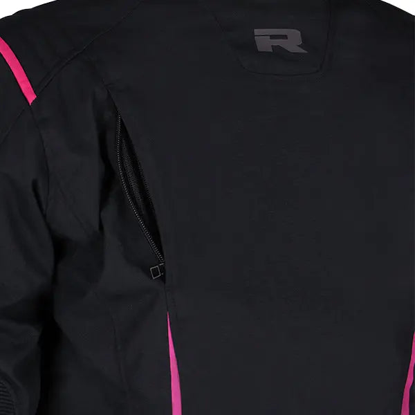 Richa Chloe 2 Ladies Touring Textile Jacket Black / Pink - FREE UK Shipping, FREE 365 Day Returns | Moto Central