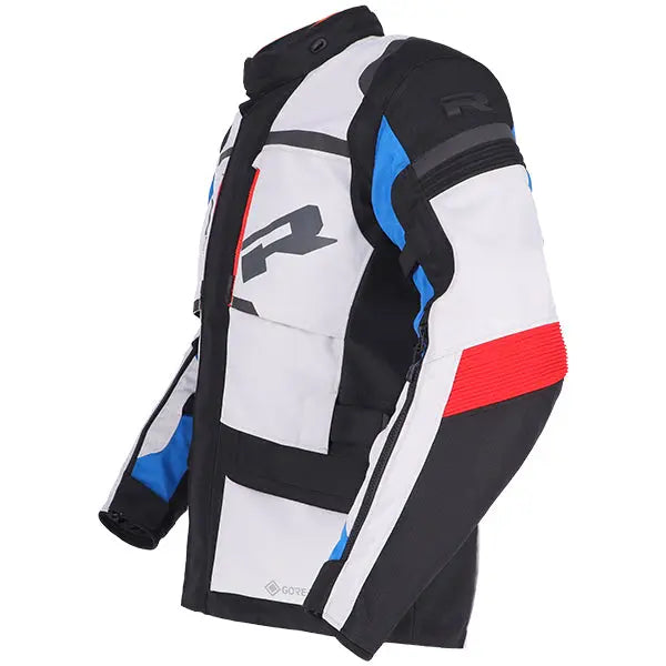 Richa Brutus Touring Gore-Tex Jacket Grey / Blue / Red - FREE UK Shipping, FREE 365 Day Returns | Moto Central