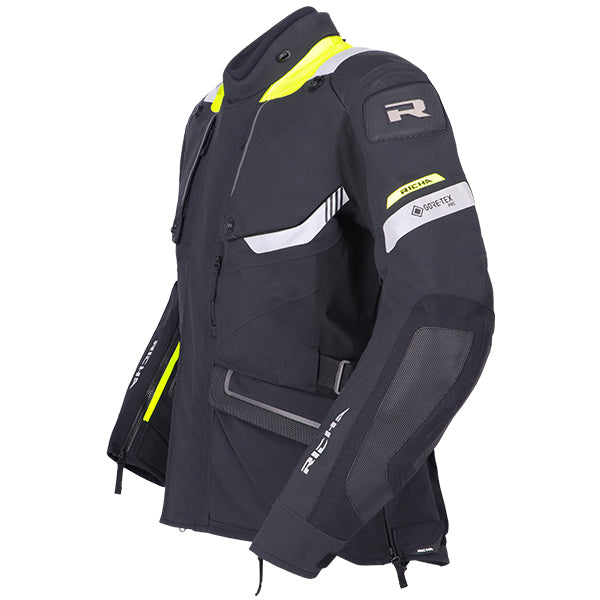 Richa Armada Pro Touring Gore-Tex Jacket Black / Fluo Yellow