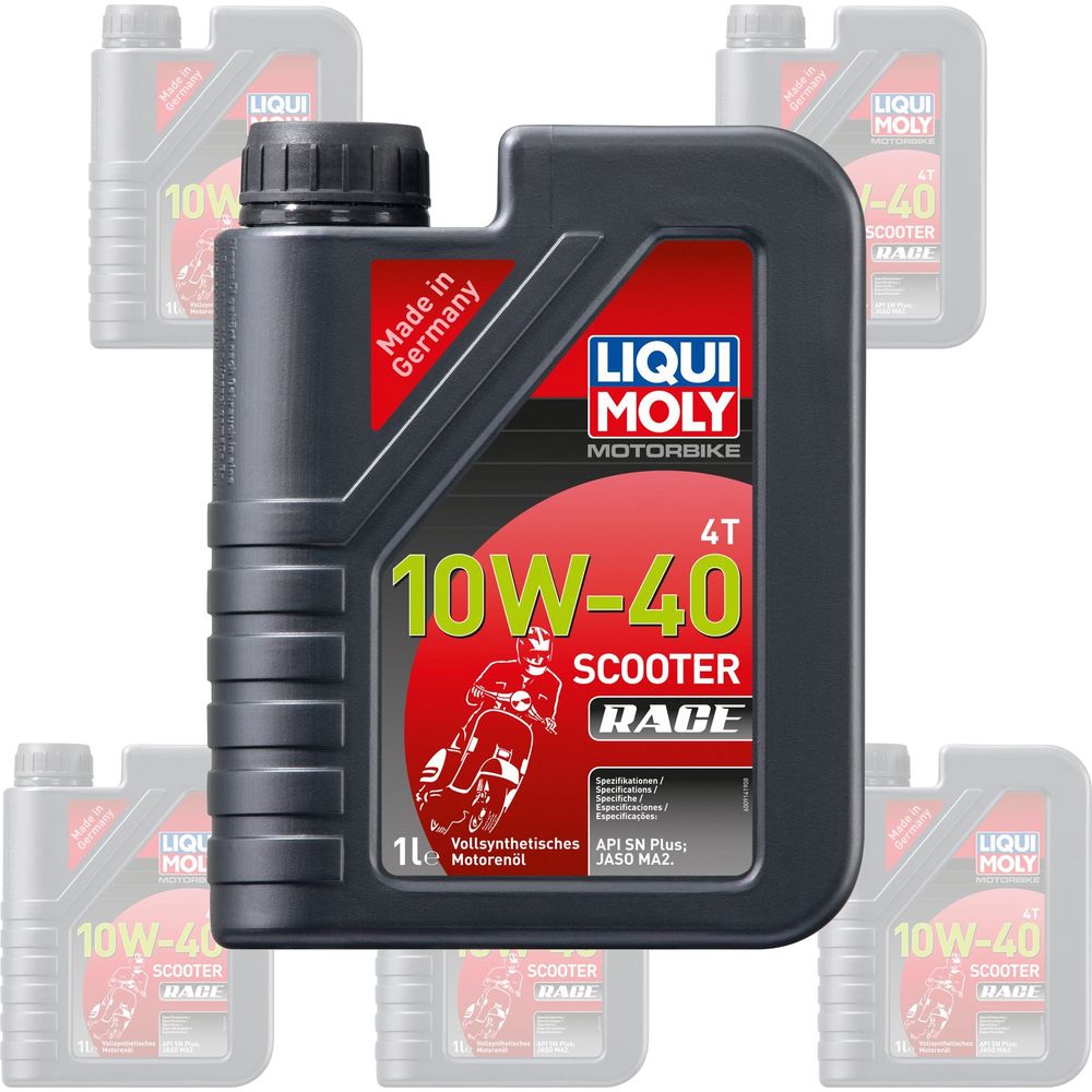 Liqui Moly 4 Stroke Fully Synthetic Scooter Race 10W-40 Oil - Box of 6