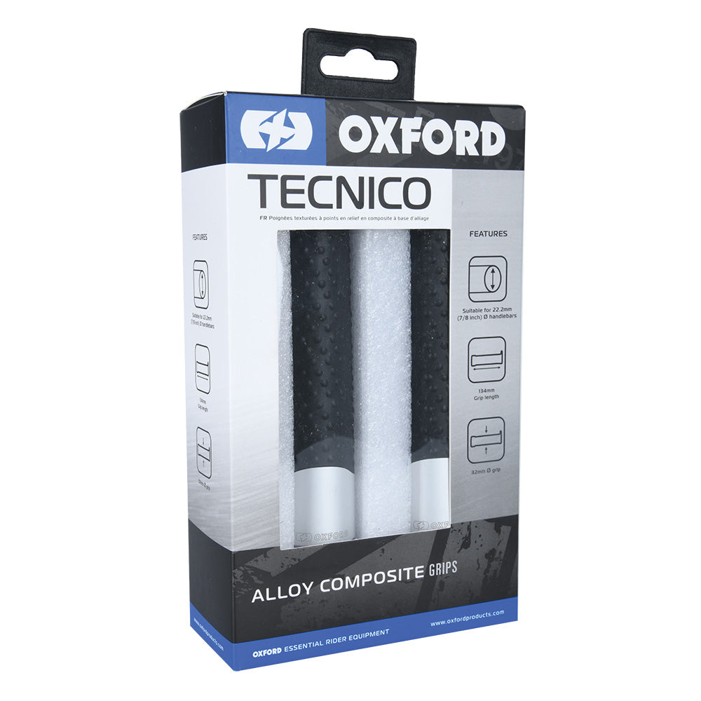 Oxford Tecnico Grips Silver