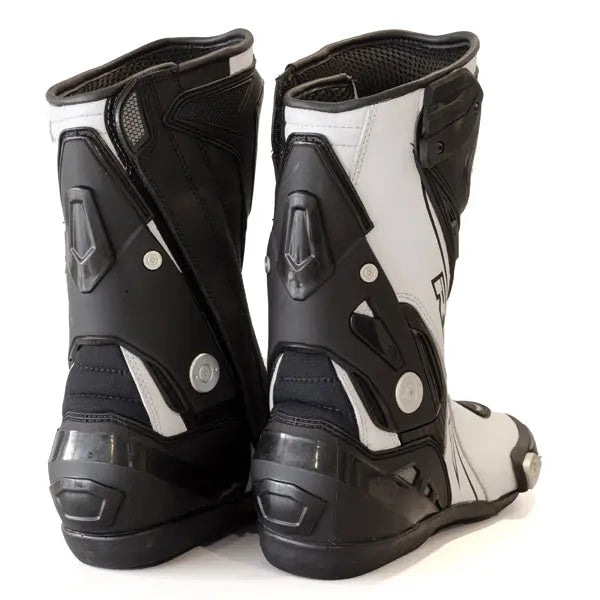 Richa Blade Waterproof Boots Black / White  from Moto Central - Motorcycle Clothing