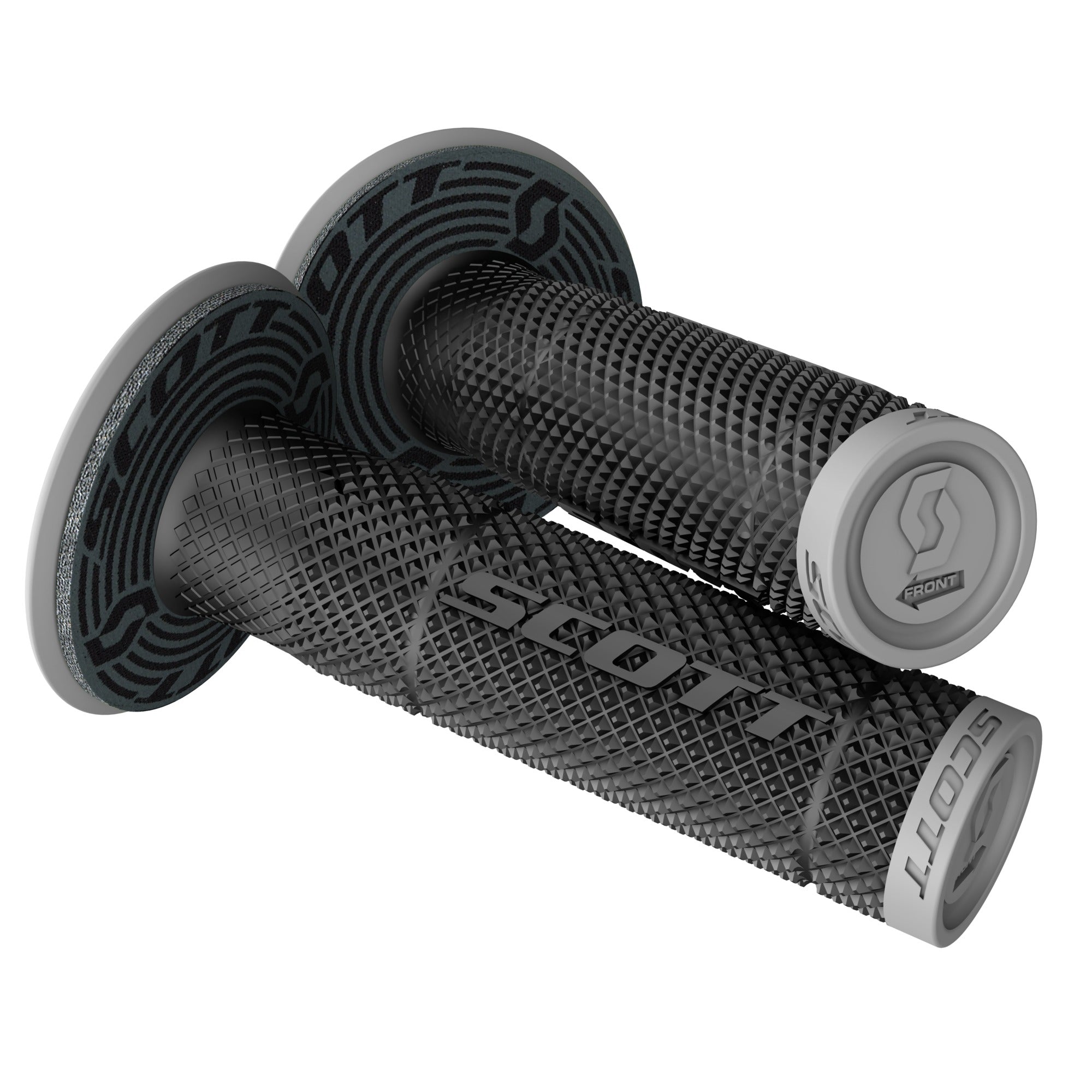 Scott SX 2 + Donut Grip Black / Grey  - FREE UK Shipping, FREE 365 Day Returns | Moto Central