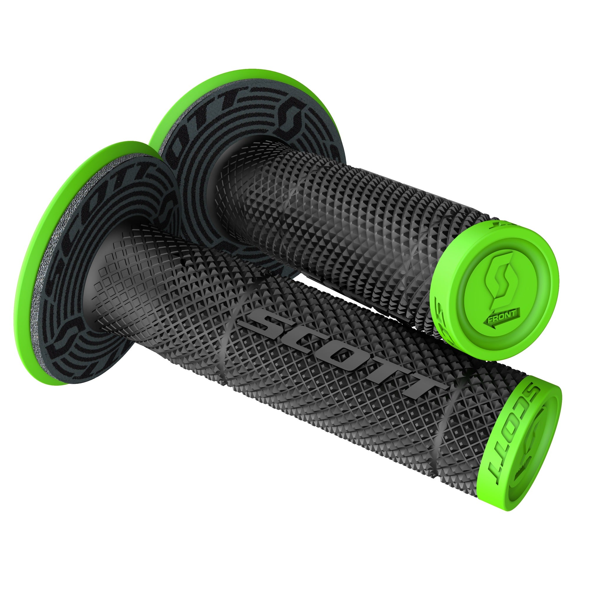 Scott SX 2 + Donut Grip Neon Green / Black  - FREE UK Shipping, FREE 365 Day Returns | Moto Central