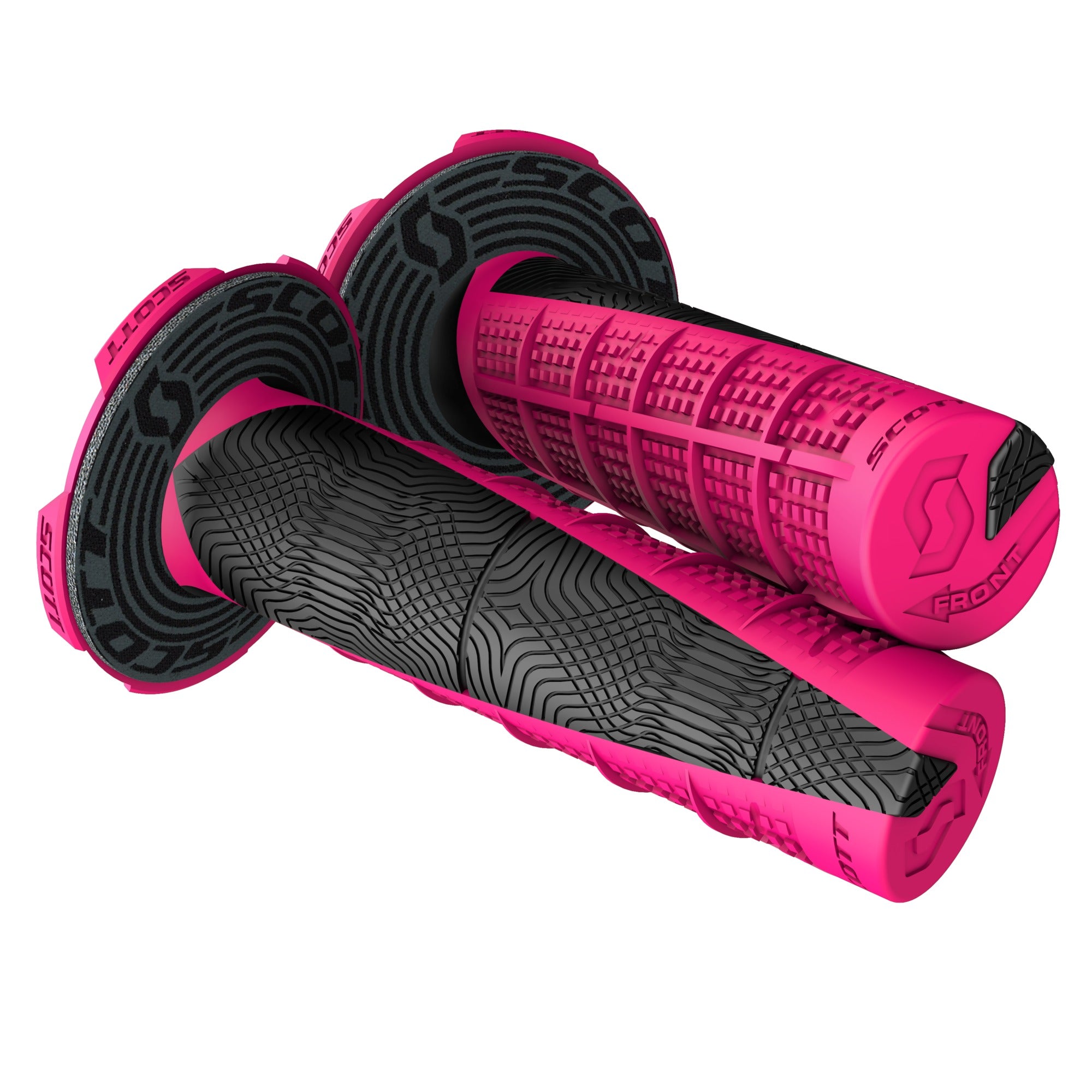 Scott Duece + Donut Grip Pink / Black  - FREE UK Shipping, FREE 365 Day Returns | Moto Central