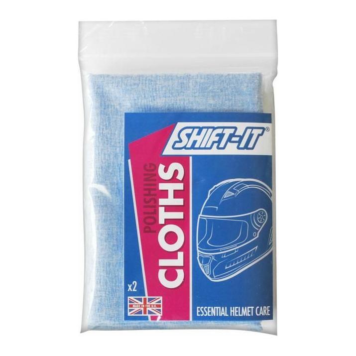 Shift It Helmet Polish Cloth - Pack Of 2