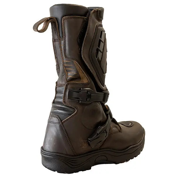 Richa Colt Waterproof Leather Long Boots Brown  from Moto Central - Motorcycle Clothing