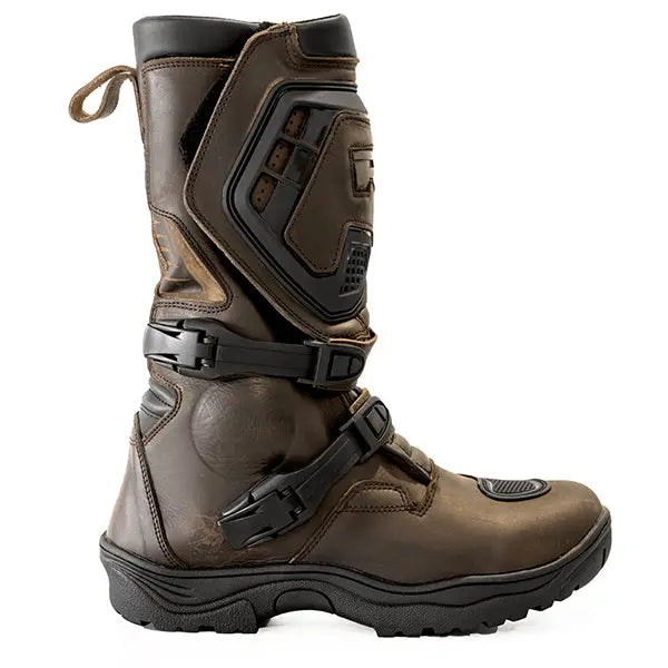 Richa Colt Waterproof Leather Long Boots Brown  from Moto Central - Motorcycle Clothing