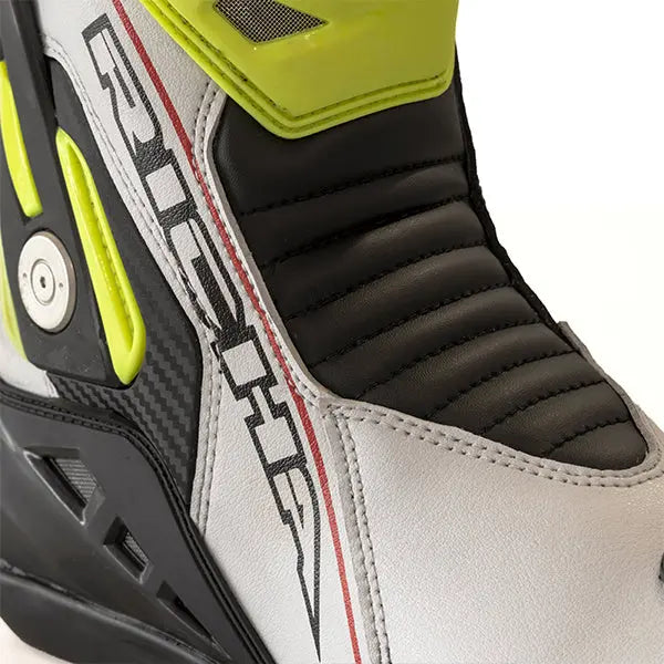 Richa Blade Waterproof Boots White / Black / Fluo Yellow  from Moto Central - Motorcycle Clothing