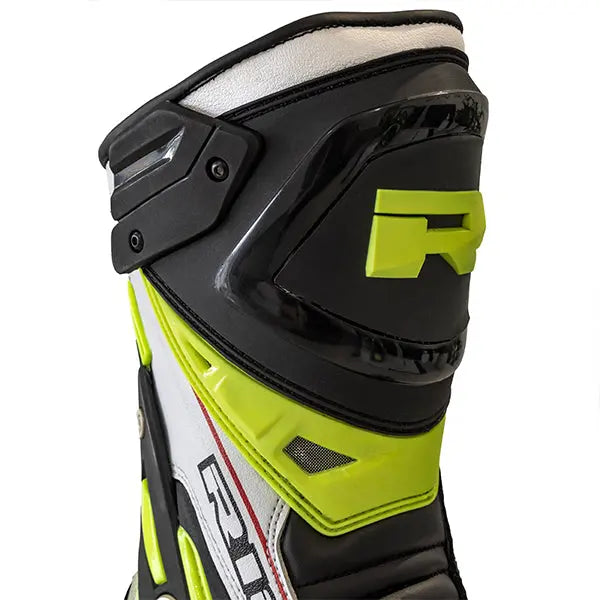 Richa Blade Waterproof Boots White / Black / Fluo Yellow  from Moto Central - Motorcycle Clothing