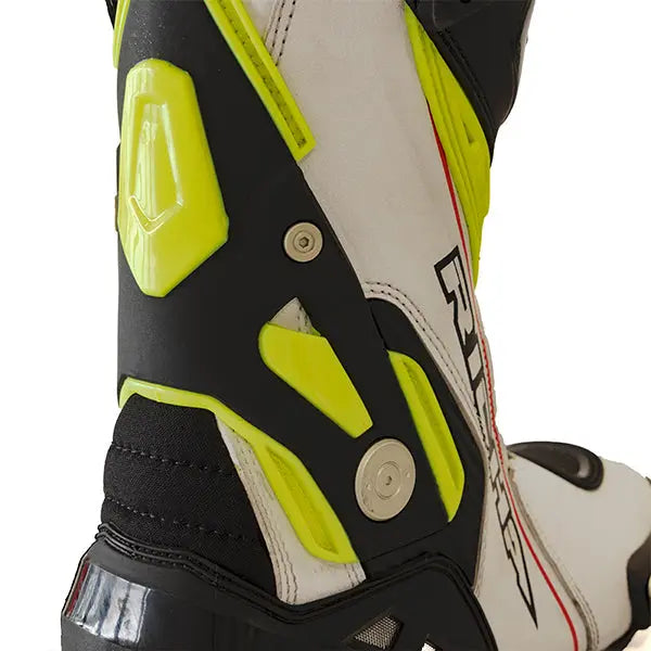 Richa Blade Waterproof Boots White / Black / Fluo Yellow  from Moto Central - Motorcycle Clothing