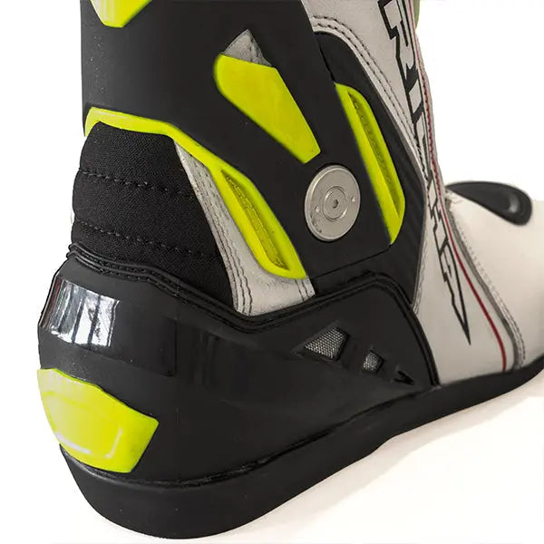 Richa Blade Waterproof Boots White / Black / Fluo Yellow  from Moto Central - Motorcycle Clothing