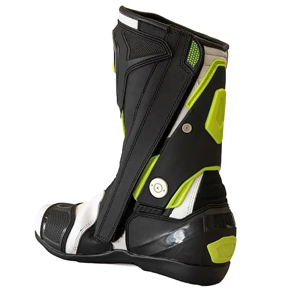 Richa Blade Waterproof Boots White / Black / Fluo Yellow  from Moto Central - Motorcycle Clothing