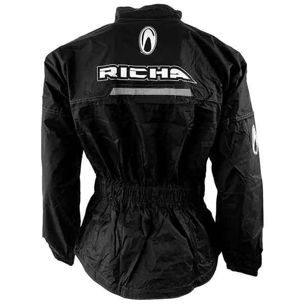 Richa Rain Warrior Over Jacket Black - FREE UK Shipping, FREE 365 Day Returns | Moto Central