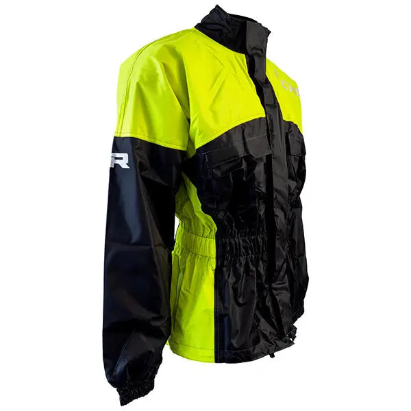 Richa Rain Warrior Over Jacket Black / Fluo Yellow - FREE UK Shipping, FREE 365 Day Returns | Moto Central