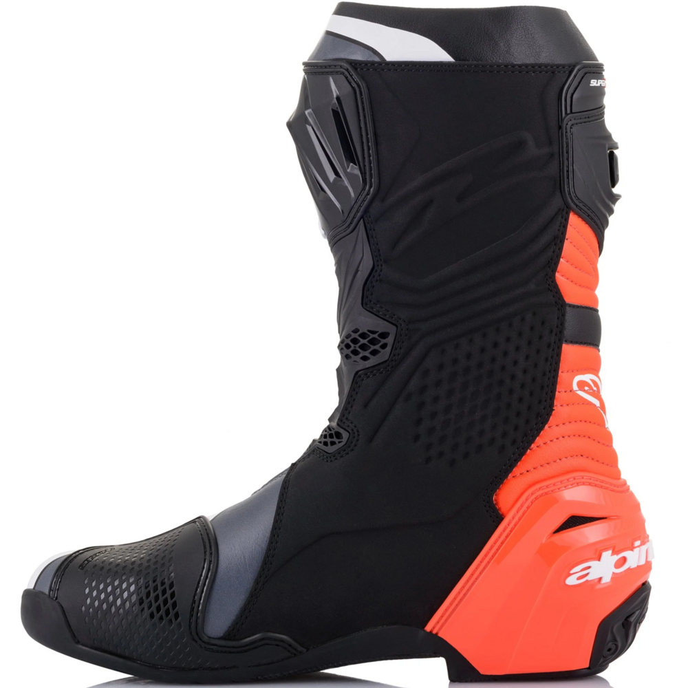 Alpinestars Supertech R Boots Black / Fluo Red / White / Grey