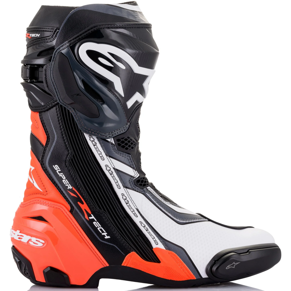 Alpinestars Supertech R Boots Black / Fluo Red / White / Grey