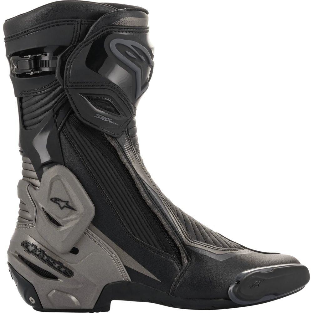 Alpinestars SMX Plus V2 Boots Black / Grey - FREE UK Shipping, FREE 365 Day Returns | Moto Central