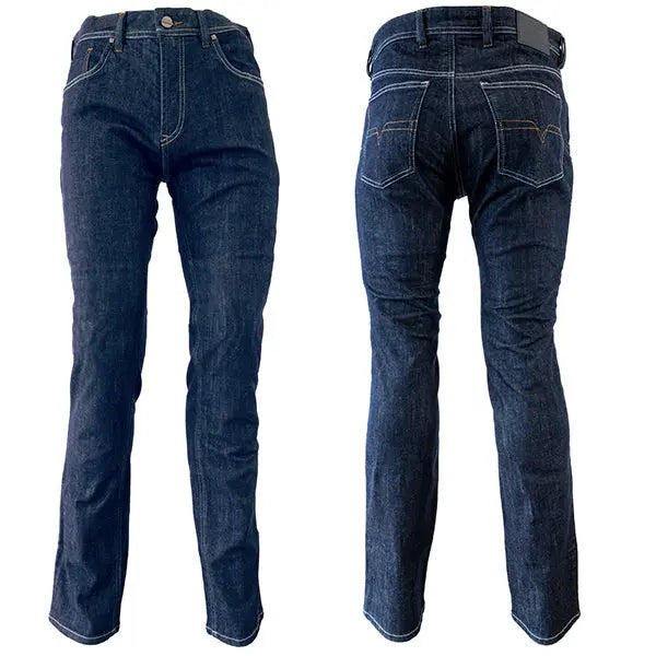 Richa Hammer 2 Ladies Riding Denim Jeans Dark Blue - FREE UK Shipping, FREE 365 Day Returns | Moto Central