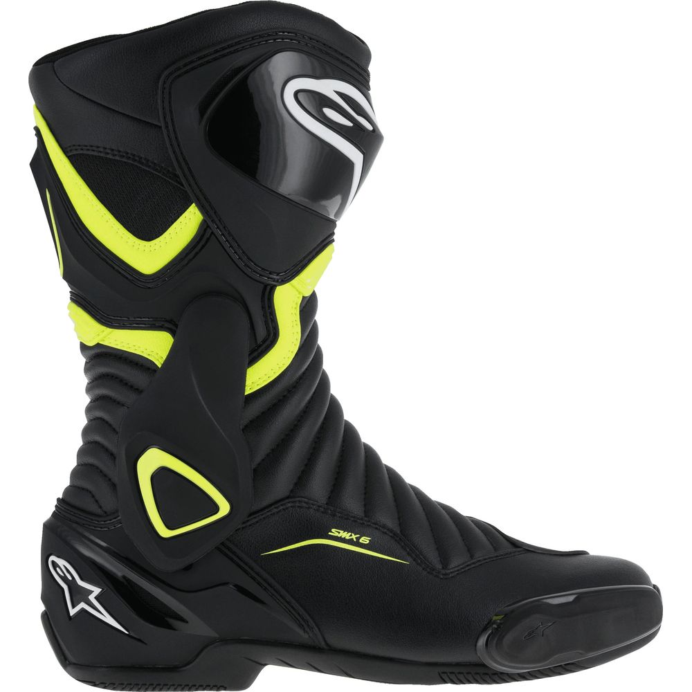 Alpinestars SMX 6 V2 Boots Black / Fluo Yellow