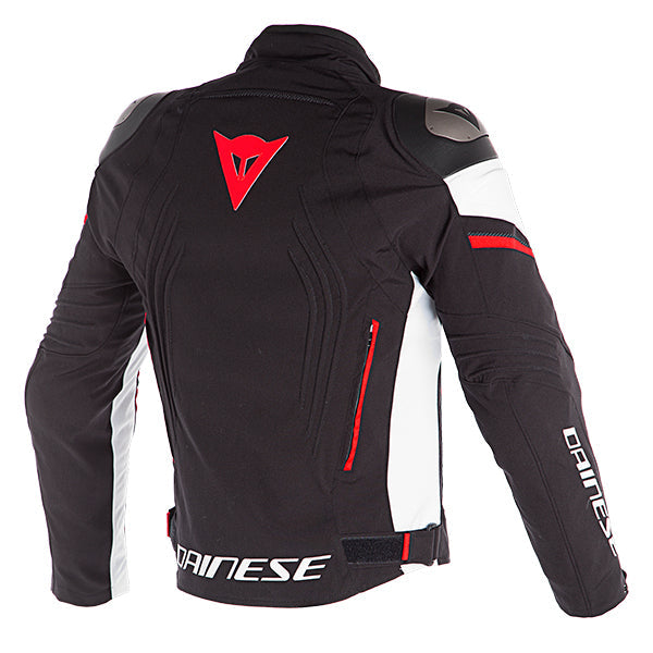 Dainese Racing 3 D-Dry All Weather Textile Jacket Black / White / Red