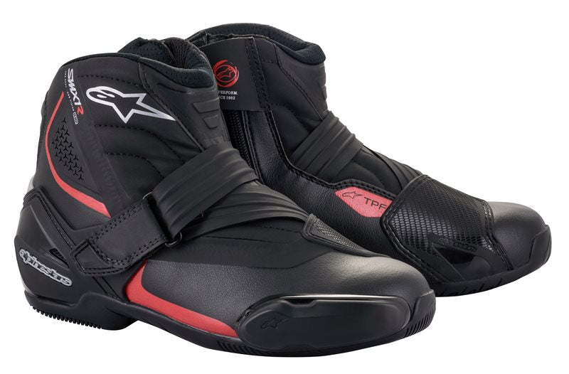 Alpinestars SMX-1 R V2 Short Boots Black / Red