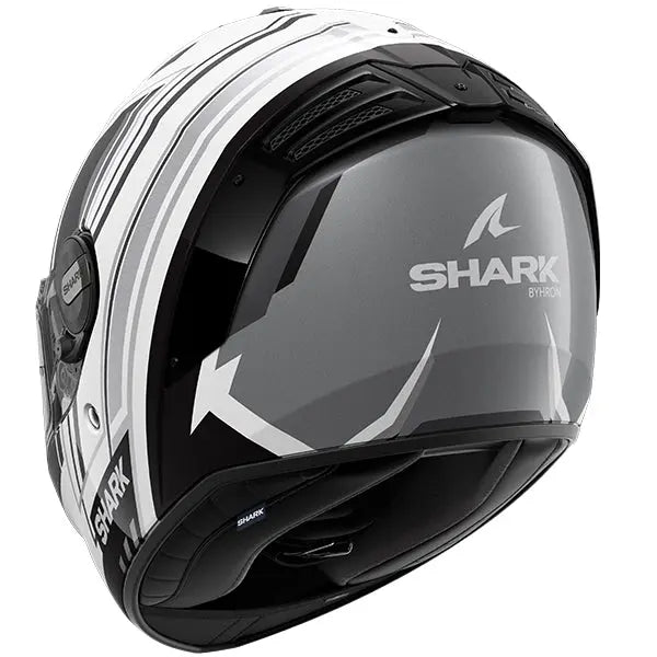 Shark Spartan RS Full Face Helmet Byhron White / Black - FREE UK Shipping, FREE 365 Day Returns | Moto Central