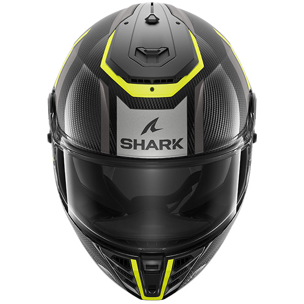 Shark Spartan RS Carbon Full Face Helmet Shawn Carbon / Yellow / Anthracite