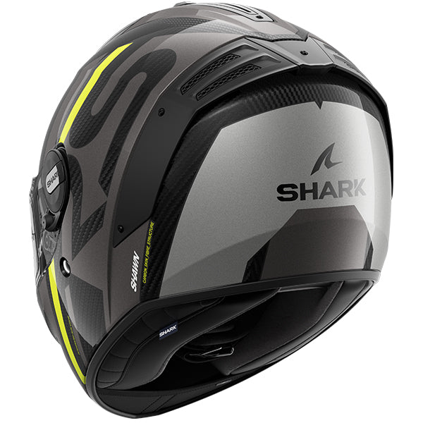 Shark Spartan RS Carbon Full Face Helmet Shawn Carbon / Yellow / Anthracite