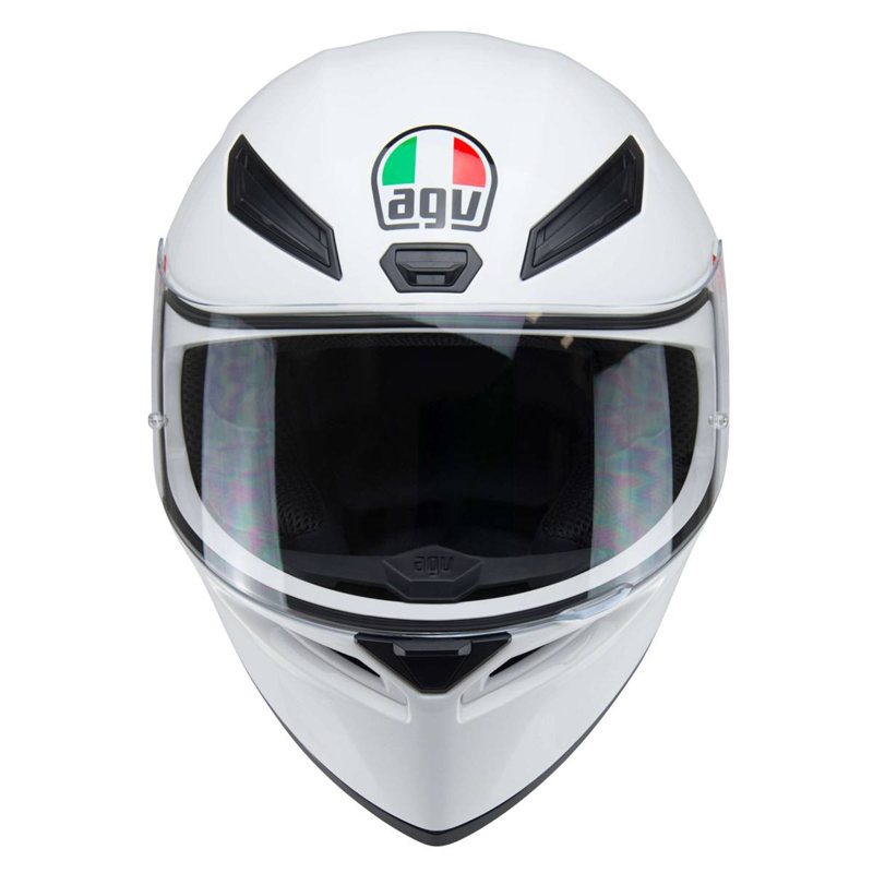 AGV K1 Full Face Helmet White - FREE UK Shipping, FREE 365 Day Returns | Moto Central