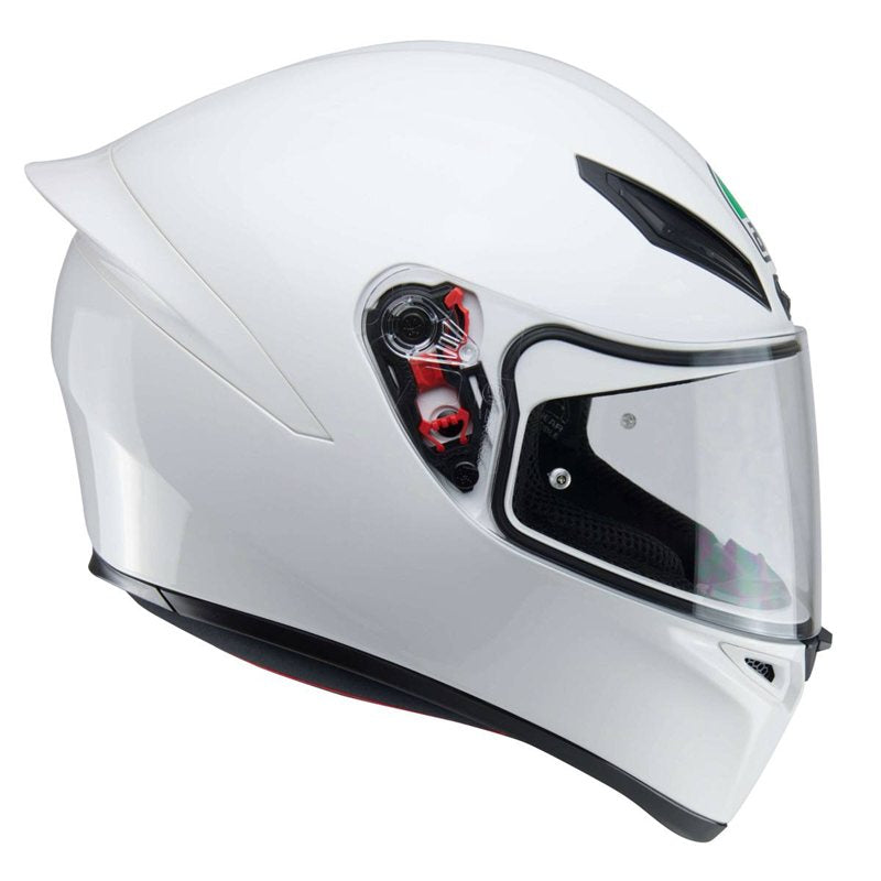 AGV K1 Full Face Helmet White - FREE UK Shipping, FREE 365 Day Returns | Moto Central