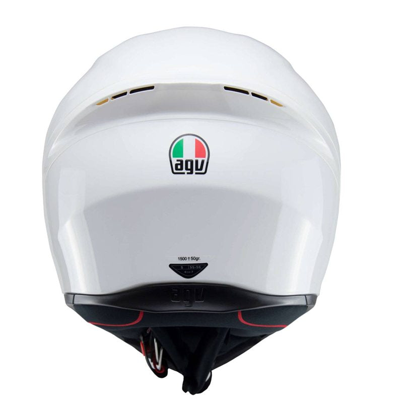 AGV K1 Full Face Helmet White - FREE UK Shipping, FREE 365 Day Returns | Moto Central