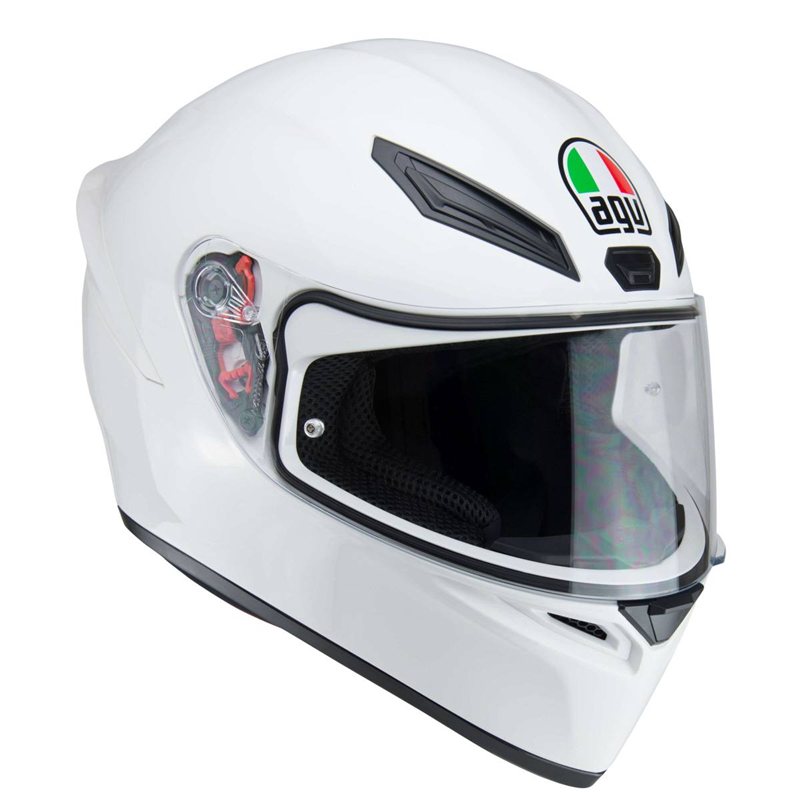 AGV K1 Full Face Helmet White - FREE UK Shipping, FREE 365 Day Returns | Moto Central