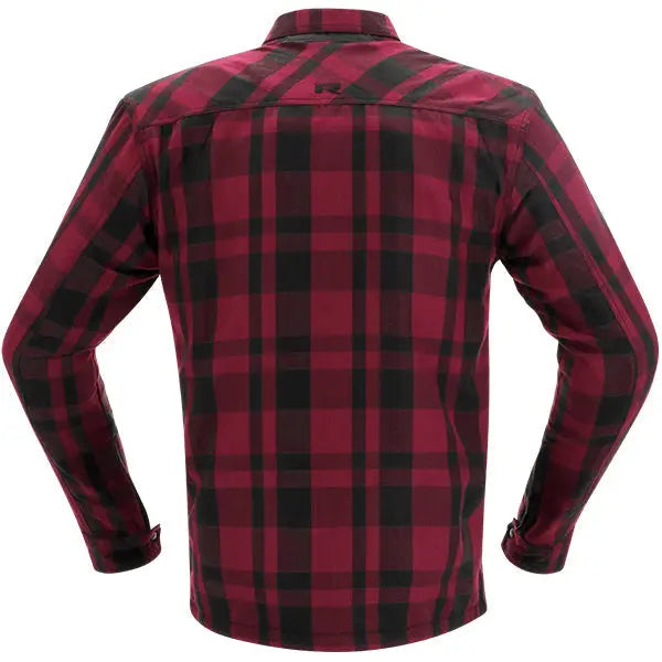 Richa Forest Summer Protective Overshirt Black / Burgundy - FREE UK Shipping, FREE 365 Day Returns | Moto Central