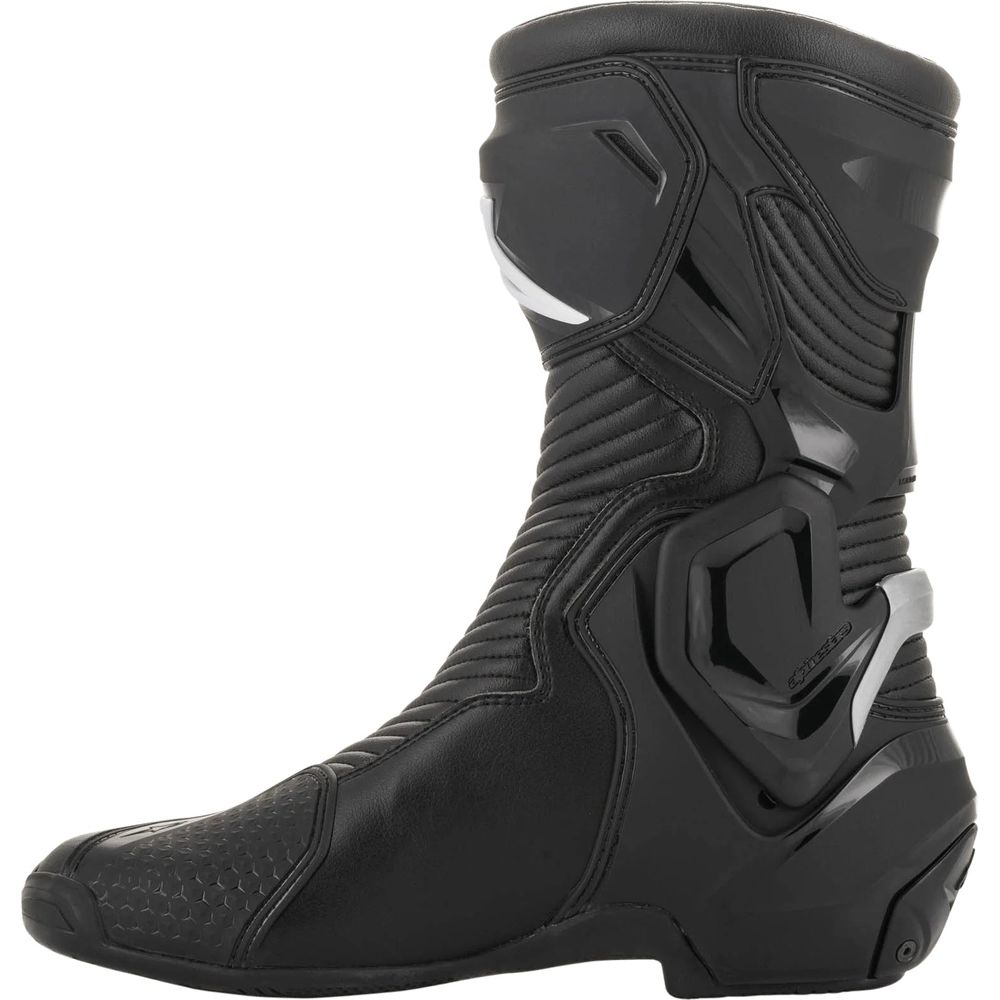 Alpinestars SMX Plus V2 Gore-Tex Boots Black / Silver  - FREE UK Shipping, FREE 365 Day Returns | Moto Central