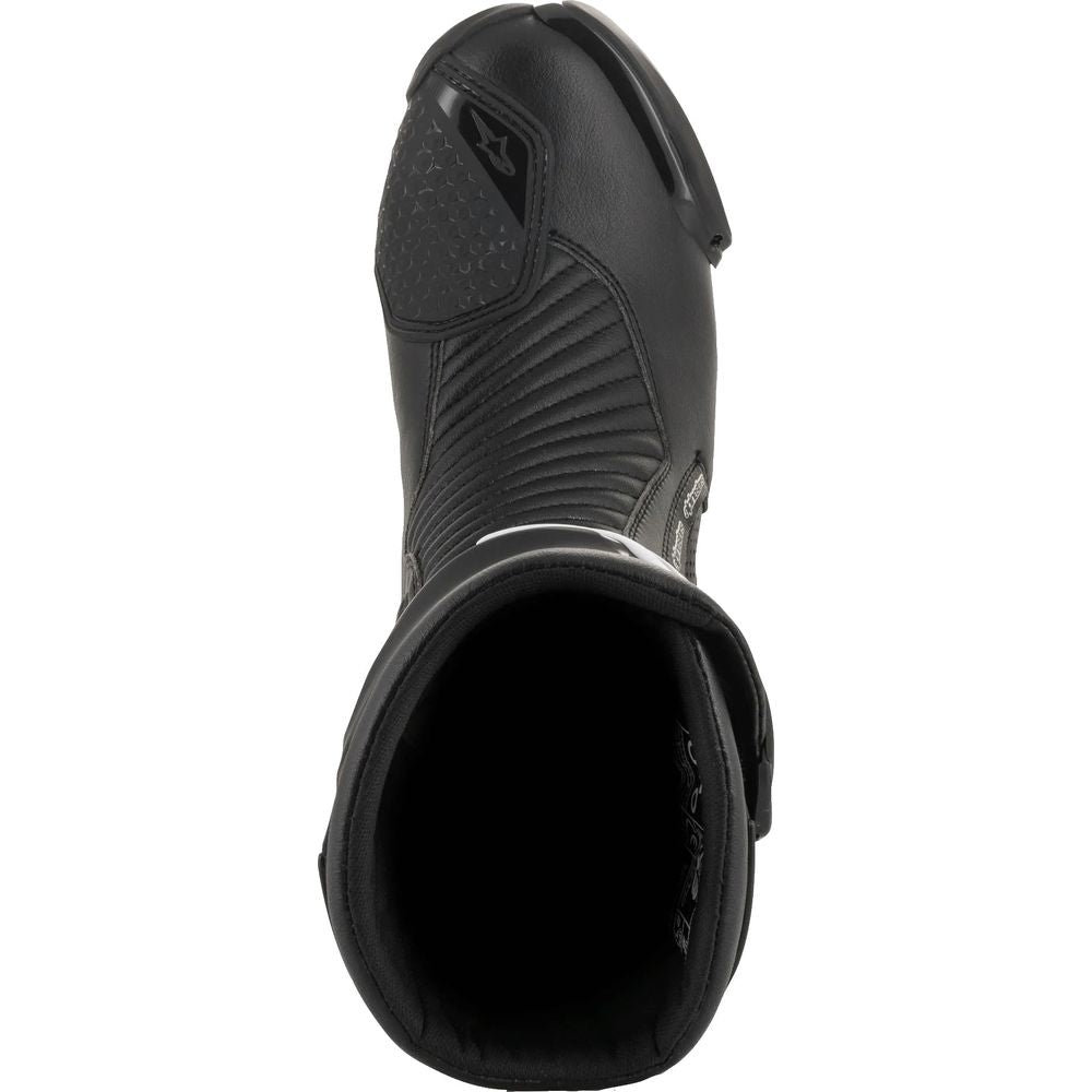 Alpinestars SMX Plus V2 Gore-Tex Boots Black / Silver  - FREE UK Shipping, FREE 365 Day Returns | Moto Central