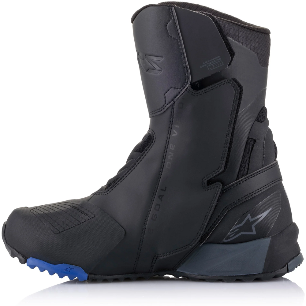 Alpinestars RT-8 Gore-Tex Boots Black / Blue - FREE UK Shipping, FREE 365 Day Returns | Moto Central