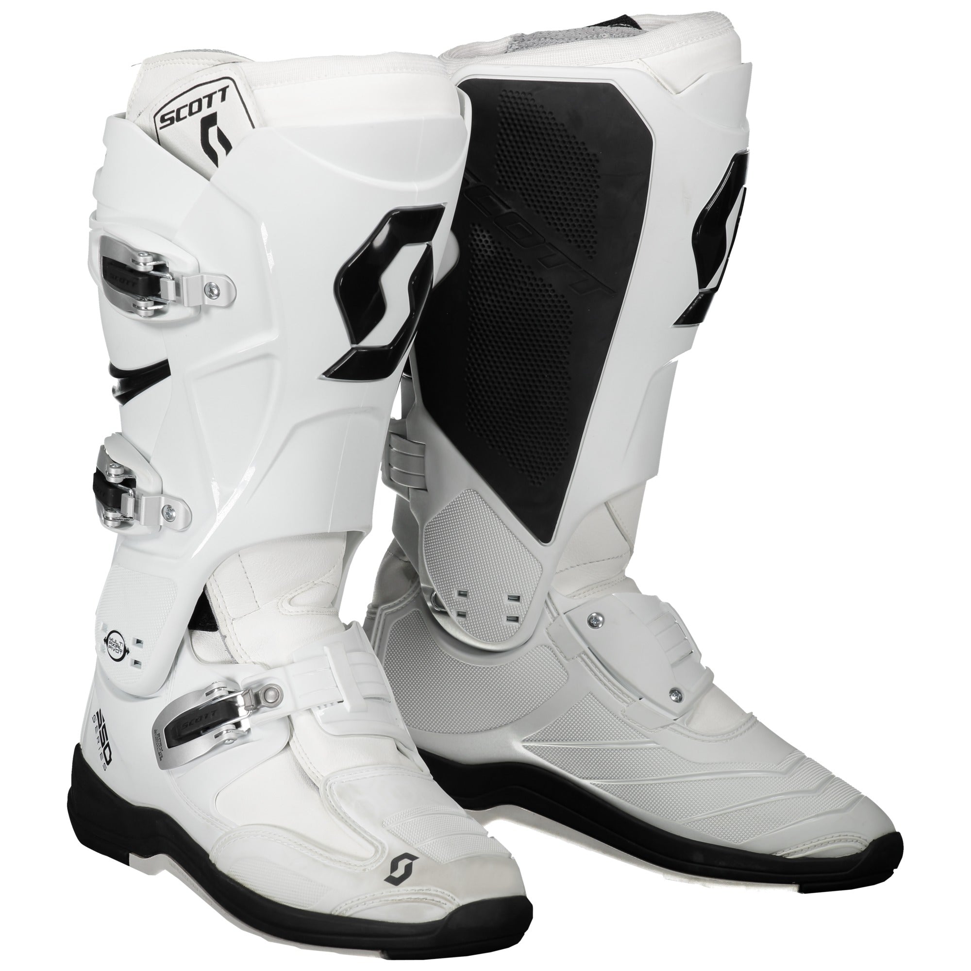 Scott MX 550 Boots White / White