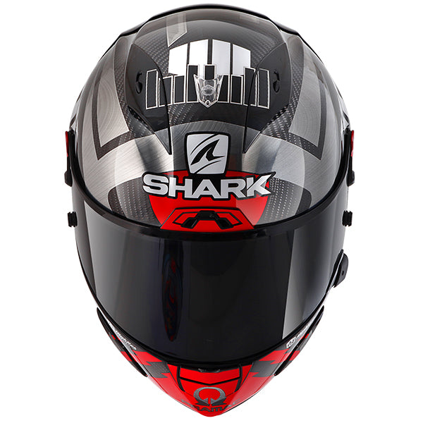 Shark Race R Pro GP 06 Full Face Helmet Zarco Winter Test Carbon / Chrome / Red