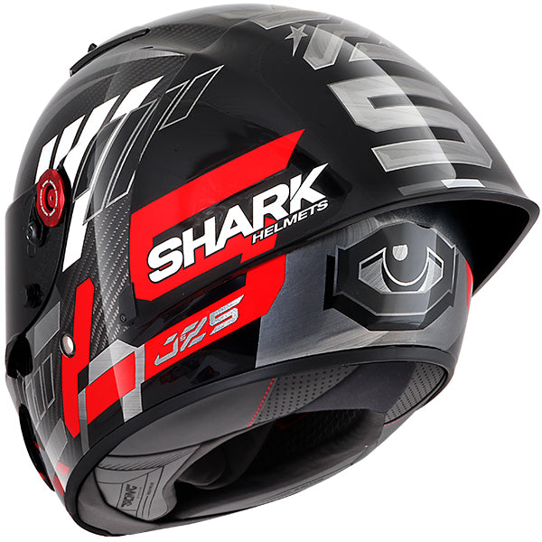 Shark Race R Pro GP 06 Full Face Helmet Zarco Winter Test Carbon / Chrome / Red